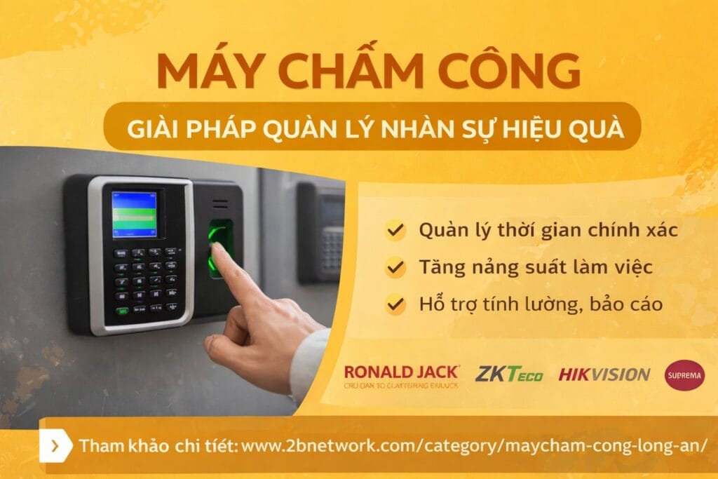 Máy Chấm Công long an