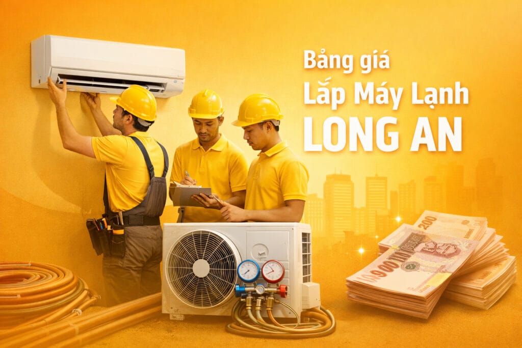Bảng giá lắp máy lạnh Long An mới nhất