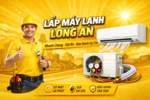 lắp máy lạnh long an